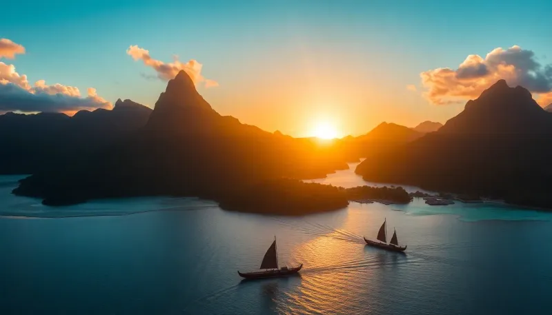 Explorer la carte de Tahiti et ses îles en Polynésie française
