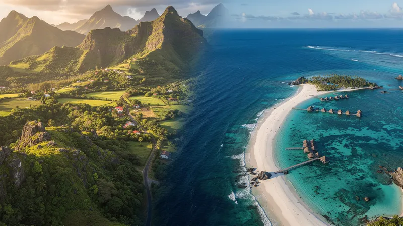 Haïti et Tahiti : découvrez les cartes et leurs différences géographiques